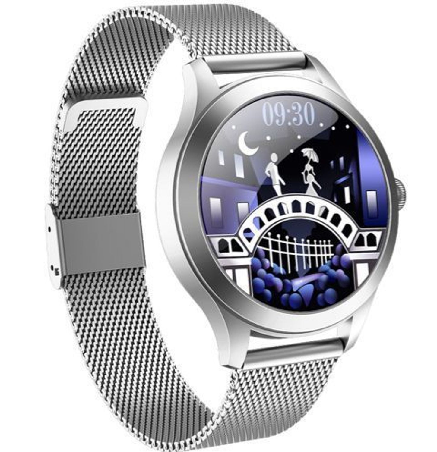 Smartwatch Rubicon na bransolecie srebrny RNBE62 (RNBE37 PRO) (2).jpg